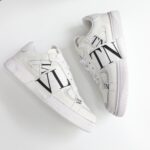 做旧款代购级别市面唯一原版制作，2020春季新款VLTN 小牛皮绑带运动鞋.LOGO印在背部鞋舌.附带VLTN扣 顶级品质 35-45码 - Image 7