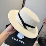 💰 whiteGucci new wool top hat, flat top hat, made of 100% wool fabric 🦙%， Head circumference 57cm - Image 4