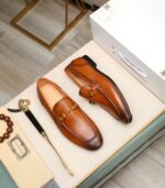 Gucci leather shoes, loafers - Image 2