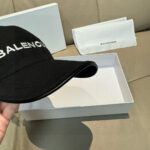 Comes with a box bag, Balenciaga classic original baseball cap, 1:1 custom mold, brand new 3D embroidery, exquisite and flawless! Original canvas fabric+top layer cowhide, meticulous workmanship, original factory quality, exclusive physical photography. - Image 5