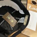 Burberry ☄️ Official website synchronized online 🎊  Korean version new British style customized 1:1 original single quality unisex baseball cap jacquard Meibang craft geological fabric high version quality 🔥🔥🔥 - Image 7