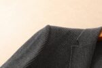 LP Nuoyoupianya's new men's wool suit jacket for autumn and winter 2025 is made of top-notch ready to wear clothing with high standards. It is custom-made in Italy with wool fabric, which has a delicate and soft touch. The upper body is firm and stylish, with a natural and comfortable texture. The continuity of the fabric is excellent, and the upper body effect is superb, making it suitable for any body shape. The overall brand is decorated with Thousand Bird Grid craftsmanship, exuding a strong sense of luxury. The design of two buttons, atmospheric and perfect ready to wear cut, stands out in terms of styling effect, and is a must-have for urban early autumn casual matching. Size: M-4XL slim fit 178 135 L slim fit maximum weight 190 pounds - Image 7