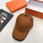 💰新款出货 HERMÈS (爱马仕)最新款原单棒球帽，拼色H，正品开模订制，原版透气帆布面料+原厂精钢调节扣，做工细致，时尚帅气质量超赞！ - Image 6