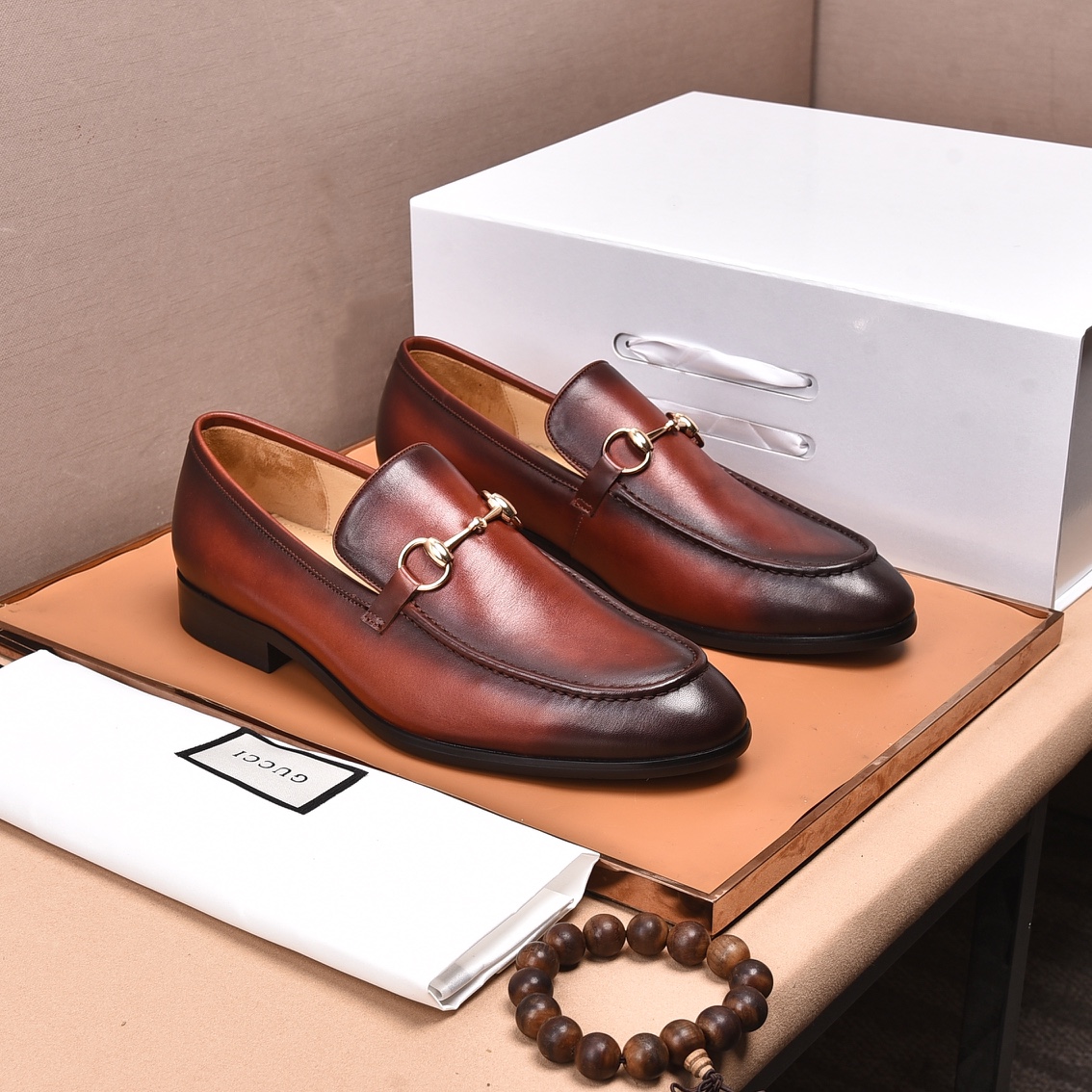 Gucci leather shoes, loafers