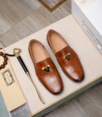 Gucci leather shoes, loafers