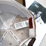 💰新款出货 HERMÈS (爱马仕)最新款原单棒球帽，拼色H，正品开模订制，原版透气帆布面料+原厂精钢调节扣，做工细致，时尚帅气质量超赞！ - Image 7