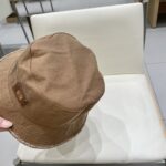 LOEWE罗意威拼色格纹渔夫帽子遮阳帽女防晒可折叠户外出游百搭显脸小盆帽 - Image 5