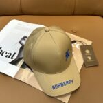 Burberry ☄️ Official website synchronized online 🎊  Korean version new British style customized 1:1 original single quality unisex baseball cap jacquard Meibang craft geological fabric high version quality 🔥🔥🔥 - Image 5