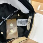 Burberry ☄️ Official website synchronized online 🎊  Korean version new British style customized 1:1 original single quality unisex baseball cap jacquard Meibang craft geological fabric high version quality 🔥🔥🔥 - Image 7