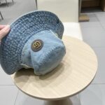 Gucci古奇美式复古西部牛仔渔夫帽女2025新款大头围遮阳帽防晒户外登山帽 - Image 4