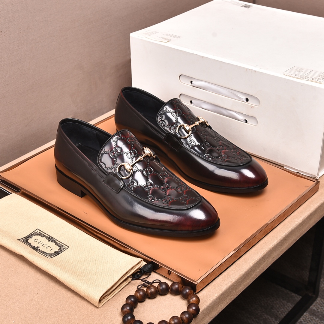 Gucci leather shoes, loafers