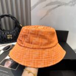 FENDI floral letter fisherman hat, FD's floral fisherman hat is really stylish, super popular fisherman hat, see the popular collection of fashionable and versatile all year round 🉑 Wearing a huge outfit is easy to match 🥰 - Image 2