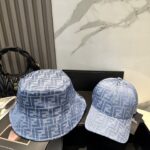 FENDI floral letter fisherman hat, FD's floral fisherman hat is really stylish, super popular fisherman hat, see the popular collection of fashionable and versatile all year round 🉑 Wearing a huge outfit is easy to match 🥰 - Image 9