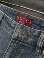 【Gucci Jeans | Classic Denim, Engraved with Luxury DNA】 When street style meets haute couture, a pair of jeans can become a badge of status.
Deconstructing the language of denim with centuries-old craftsmanship, we infuse every inch of fabric with a modern attitude and luxurious details, making everyday wear a silent declaration of taste.
✨ A pair of jeans is an attitude, and even more so, a legacy.
It's not just a wardrobe essential, but also an interpretation of the brand's spirit—
"From suitcases to jeans, we have always defined the boundaries of luxury with the ultimate craftsmanship."
Sizes: 28-42 - Image 5