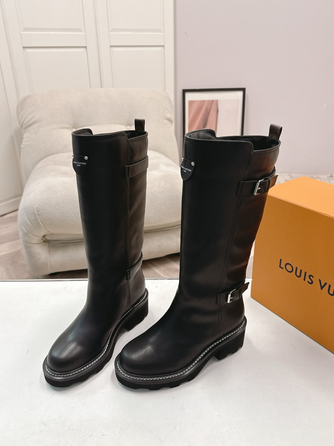 Louis Vuitton trainer boots