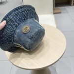 Gucci American Retro Western Cowboy Fisherman's Hat for Women 2025 New Big Head Waist Sunscreen Outdoor Mountaineering Hat - Image 4
