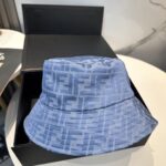 FENDI floral letter fisherman hat, FD's floral fisherman hat is really stylish, super popular fisherman hat, see the popular collection of fashionable and versatile all year round 🉑 Wearing a huge outfit is easy to match 🥰 - Image 5