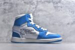 ▪🐼权威实拍💯#SI36860
新货🚀#OFF-WHITE x Air Jordan AJ1 Retro High OW联名北卡蓝 AQ0818-148 外贸特供批次 终端控货优势输出 新配色不断更新开发 市场中端王者 全套原纸板楦头开发 确保原汁原味 完美呈现一代版型 一比一鞋头弧度高度鞋身弧度 此版本只针对中端市场 细节品控鞋型随意秒杀市面同价位 鞋型完美 不臃肿别扭 头层皮料加持 用料绝不含糊 进口玻璃冲刀皮料裁剪零毛边 电脑针车工艺 超高鞋面清洁度 最高QC检验标准 控制溢胶瑕疵 原盒原配 飞翼3D高频深度立体 工艺方面大到整体鞋型 漏斗收腰 底线拉帮 LOGO立体程度 小到针眼排布 载片对称 冲孔效果 鞋标规范 鞋垫背胶等等 无一不是口碑收割 每双都是一个回头客 SIZE：36 36.5 37.5 38 38.5 39 40 40.5 41 42 42.5 43 44 44.5 45 46 47.5 - Image 3