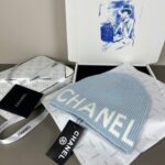 💰认准品质哦，精巯羊毛系列Chanel官网品质香奈儿秋冬网红时尚博主推荐款毛线帽，小红书爆款，手感超柔软舒适的针织线帽，弹性极佳！ - Image 4