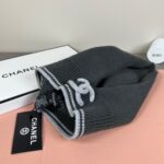 Chanel官网品质香奈儿秋冬网红时尚博主推荐款毛线帽，小红书爆款，手感超柔软舒适的针织线帽，弹性极佳！ - Image 6