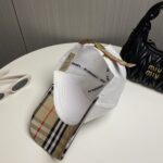 Comes with dust bagBurberry 3D embroidery, original baseball cap hot selling item at the counter, pure cotton lining, lightweight and breathable. Perfect design, precise and accurate grid alignment, original factory quality, exclusive physical shooting, suitable for both men and women! - Image 4