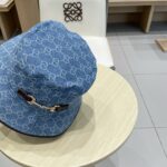 Original order qualityGUCCI Guqi Fisherman's Hat 👒 The new Gucci fisherman hat on the official website is on the rise, with exquisite craftsmanship and high-end atmosphere! Low profile luxury, easy to carry! Run volume! - Image 6