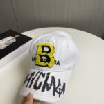 BALENCIAGA new embroidered logo baseball cap from Balenciaga, cool color scheme, with different styles for men and women to wear. The first batch will be shipped first! Paris fans must make a purchase! - Image 2