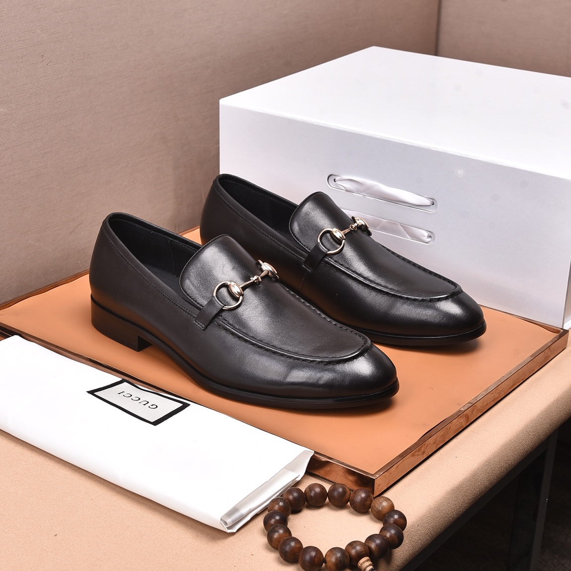 Gucci leather shoes, loafers