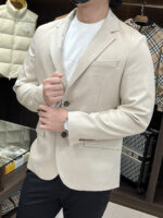 main recommendation 🌹  BC 2025ss early autumn new release ❤️ ‍ 🔥 BC suit jacket jacket, a popular autumn suit jacket jacket, with a classic logo embroidered on the chest in a single west style. Wearing it is a comfortable, relaxed, and slimming presence, lazy and casual. Combined with a clean and simple color scheme, it is particularly durable and suitable for daily wear~Introducing sporty items adorned with vibrant prints!Size: M-3XL with complete three sizes available for next day shipmentColor: Black KhakiH2025 new model launched - Image 6