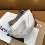 Burberry ☄️ Official website synchronized online 🎊  Korean version new British style customized 1:1 original single quality unisex baseball cap jacquard Meibang craft geological fabric high version quality 🔥🔥🔥 - Image 3