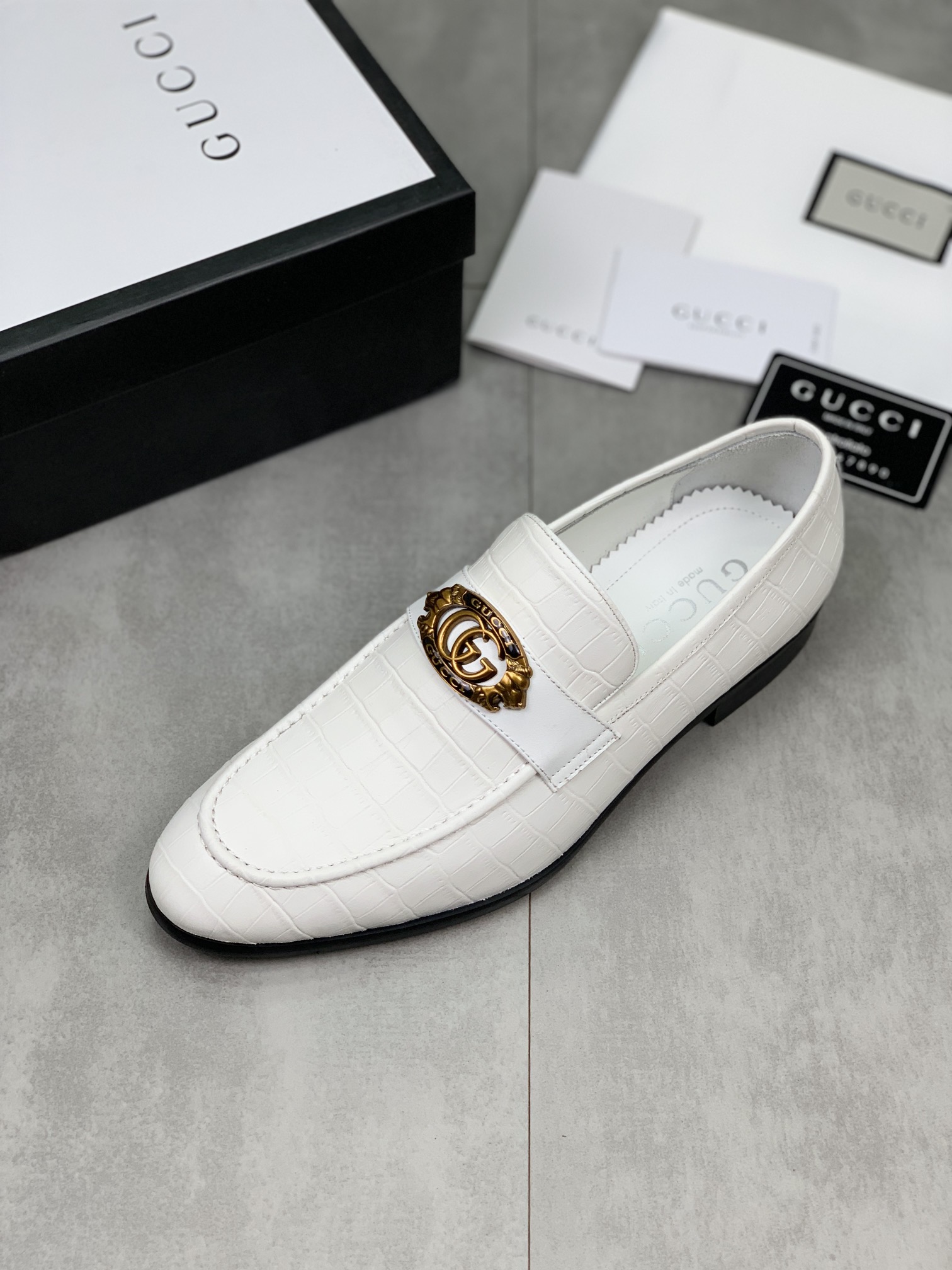 Gucci leather shoes, loafers