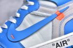 ▪细节鉴定
OFF-WHITE x Air Jordan AJ1 Retro High OW联名北卡蓝 AQ0818-148 - Image 3