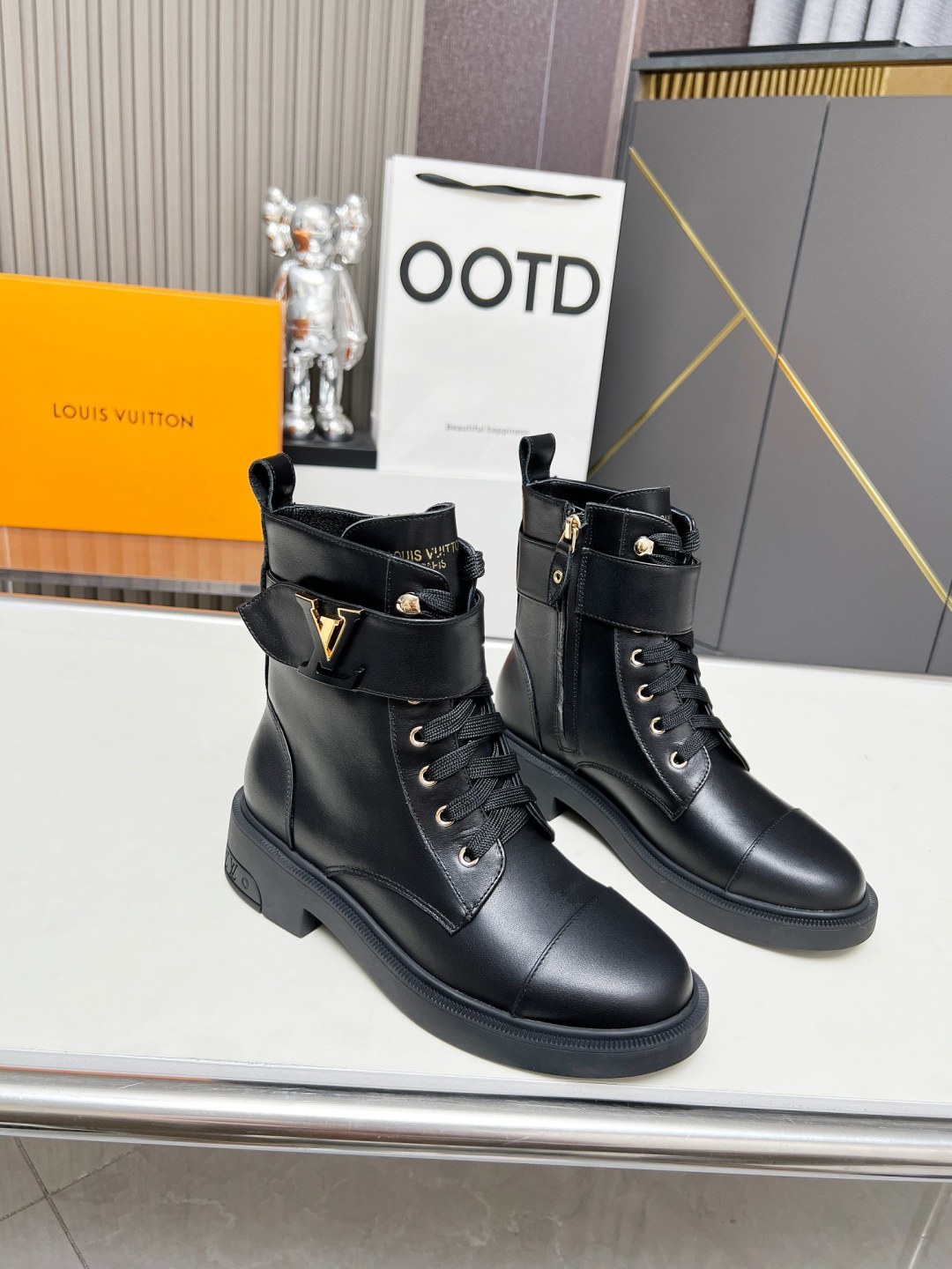 Louis Vuitton trainer boots