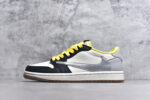 ▪🐼权威实拍💯#SJ36860
新货🚀#Travis Scott x Fragment Design x Air Jordan 1 Low OG SP AJ1联名款 低帮文化休闲板鞋 DN6901-095
#多方联名合作融合了Travis Scott 独特的音乐风格，藤原浩个性的设计风格以及Jordan品牌的经典元素 使其成为一双具有独特身份和价值的鞋子 清新而立体的外观加上联名标识更突出了其独特身份 这种配色方案显示出活力和时尚感 在视觉上引人注目  鞋身的质感和细腻的细节处理使其显得高端而格调十足  这款“倒钩”联名是设计与创意完美结合  融合多方的个性风格是一款备受瞩目的潮流鞋款
尺码：36 36.5 37.5 38 38.5 39 40 40.5 41 42 42.5 43 44 44.5 45 9.E5