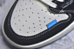 ▪细节鉴定
Travis Scott x Fragment Design x Air Jordan 1 Low OG SP AJ1 古驰联名 蓝黑花勾 低帮文化休闲板鞋