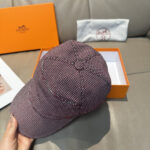 配盒子布袋，HERMÈS (爱马仕)原单棒球帽，经典H， 正品开模订制，原版透气帆布面料+头层牛皮，原厂精钢调节扣，做工细致，时尚帅气质量超赞！ - Image 6