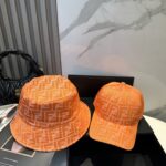 FENDI floral letter fisherman hat, FD's floral fisherman hat is really stylish, super popular fisherman hat, see the popular collection of fashionable and versatile all year round 🉑 Wearing a huge outfit is easy to match 🥰 - Image 8