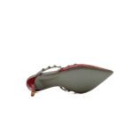 ［上新］vt高跟鞋红色漆皮单条带
Size：35-40码 - Image 8