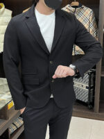 main recommendation 🌹  BC 2025ss early autumn new release ❤️ ‍ 🔥 BC suit jacket jacket, a popular autumn suit jacket jacket, with a classic logo embroidered on the chest in a single west style. Wearing it is a comfortable, relaxed, and slimming presence, lazy and casual. Combined with a clean and simple color scheme, it is particularly durable and suitable for daily wear~Introducing sporty items adorned with vibrant prints!Size: M-3XL with complete three sizes available for next day shipmentColor: Black KhakiH2025 new model launched - Image 5