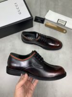 Gucci leather shoes, loafers - Image 4