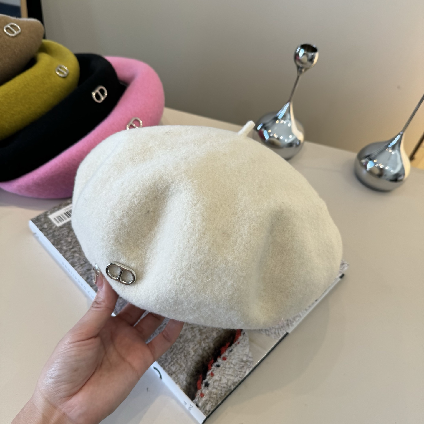 💰

爱马仕新款羊毛贝雷帽，南瓜帽，百分百羊毛🦙面料，头围57cm