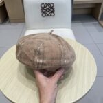 Burberry (Burberry's new high-quality checkered beret, painter's hat, British octagonal hat, men's and women's autumn and winter casual versatile beret hat) - Image 8