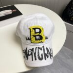 BALENCIAGA new embroidered logo baseball cap from Balenciaga, cool color scheme, with different styles for men and women to wear. The first batch will be shipped first! Paris fans must make a purchase! - Image 5