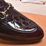 Gucci leather shoes, loafers - Image 8