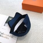 💰新款出货 HERMÈS (爱马仕)最新款原单棒球帽，拼色H，正品开模订制，原版透气帆布面料+原厂精钢调节扣，做工细致，时尚帅气质量超赞！ - Image 3