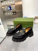 Gucci leather shoes, loafers - Image 5