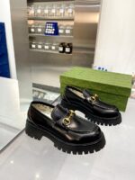 Gucci leather shoes, loafers - Image 4