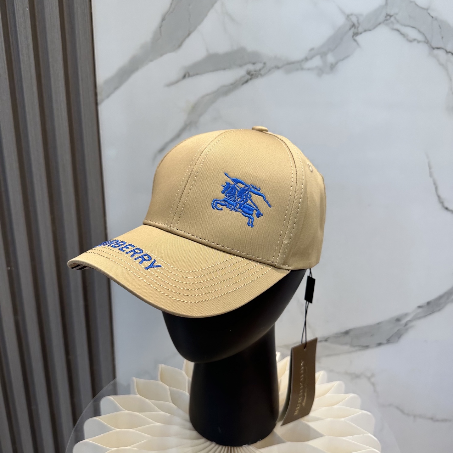 Burberry ☄️ Official website synchronized online 🎊  Korean version new British style customized 1:1 original single quality unisex baseball cap jacquard Meibang craft geological fabric high version quality 🔥🔥🔥