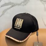 Burberry ☄️ Official website synchronized online 🎊  Korean version new British style customized 1:1 original single quality unisex baseball cap jacquard Meibang craft geological fabric high version quality 🔥🔥🔥 - Image 9