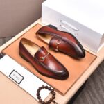 Gucci leather shoes, loafers - Image 2